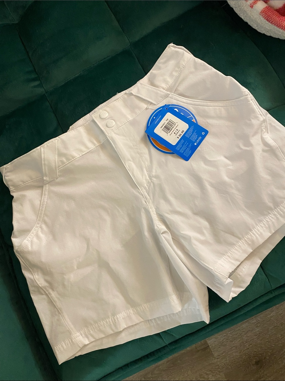 Columbia White UPF 50 Shorts
